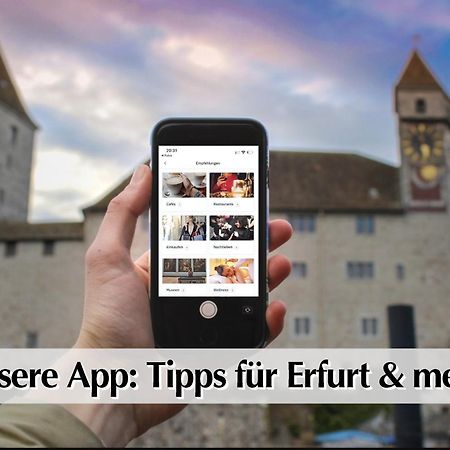 Helle 72Qm Maisonette Wohnung Im Herzen Erfurts Mit Kingsize Bett, Smart-Tv, Etc エクステリア 写真