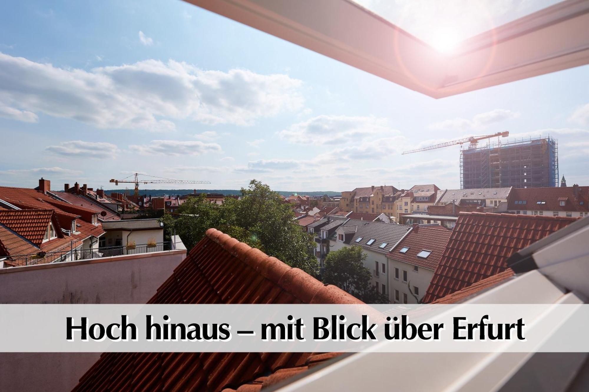 Helle 72Qm Maisonette Wohnung Im Herzen Erfurts Mit Kingsize Bett, Smart-Tv, Etc エクステリア 写真