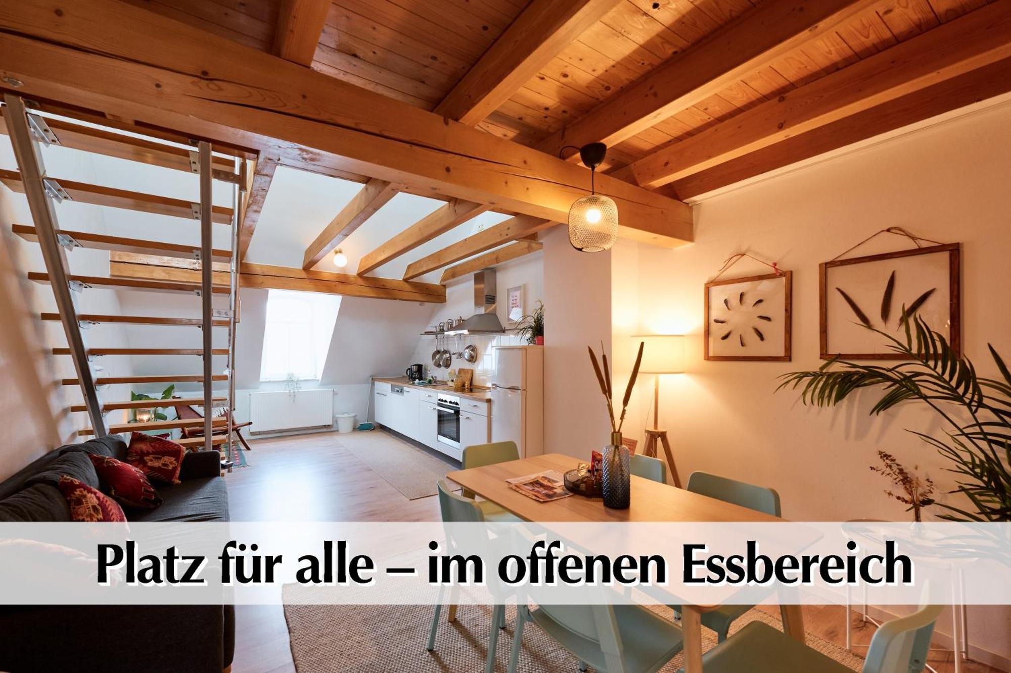 Helle 72Qm Maisonette Wohnung Im Herzen Erfurts Mit Kingsize Bett, Smart-Tv, Etc エクステリア 写真